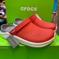 รองเท้าแตะชาย Crocs LiteRide Clog นุ่มใส่สบาย รองเท้าหัวโต มีสายรัดส้น