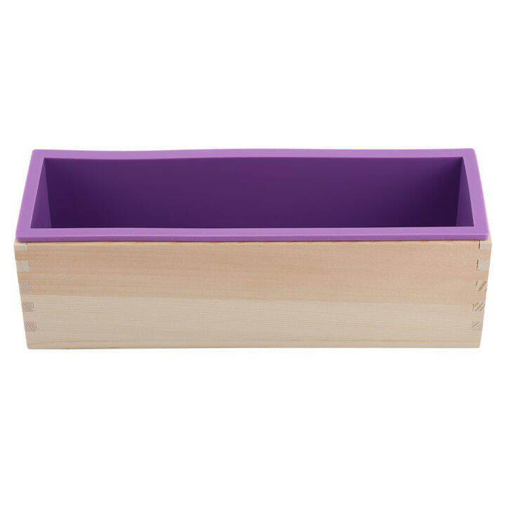 kencg-store-purple-pink-1200g-soap-loaf-toast-wooden-box-silicone-soap-mold-diy-making-tool-rectangle-with-lid-handmade-tools