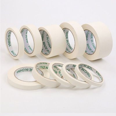 20Meters / Roll Masking Tape White Color  Sealing Self Adhesive Tape Car Painting Shelter Decoration Paper Tape Waterproof