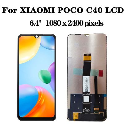 สำหรับ Xiaomi Pocophone C40 220333QPG จอแสดงผล LCD แบบสัมผัสหน้าจอ Xiaomi แทนการประกอบสำหรับจอ LCD C40