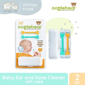 Oogiebear Baby Nose Cleaner and Ear Wax Removal Tool with LED Light for Newborns