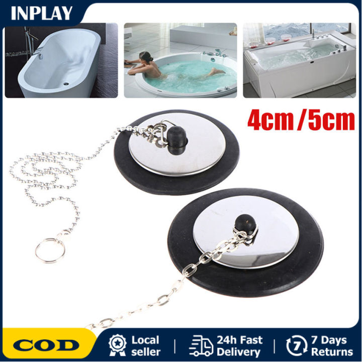 Bath Tub Drain Stoppers, Sink Bathtub Plug Rubber Kitchen Bathroom