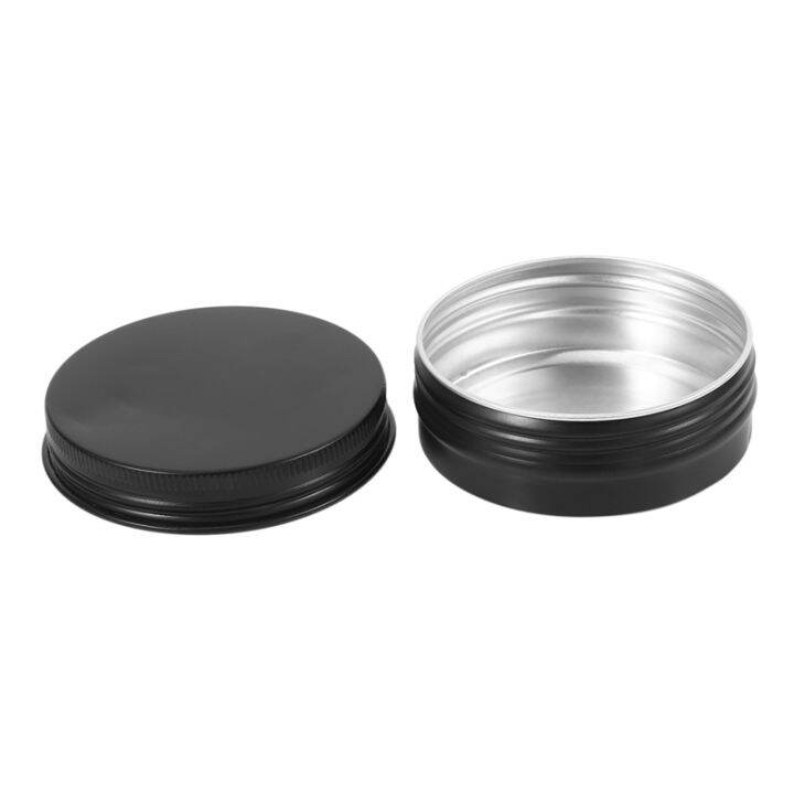 aluminum-tin-cans-24-pack-2oz-60g-round-metal-container-screw-top-cans-cosmetic-sample-containers-candle-travel-tins