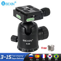 BEXIN หัวขาตั้งกล้อง K36 360องศา Panorama Ball Head ขาตั้งกล้อง Monopod Head Photo Shooting For Point DSLR Camera Tripod