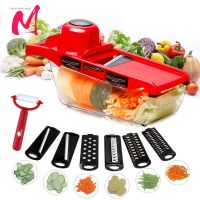 【YF】 Myvit Vegetable Cutter with Steel Blade Slicer Potato Peeler Carrot Cheese Grater vegetable slicer Kitchen Accessories