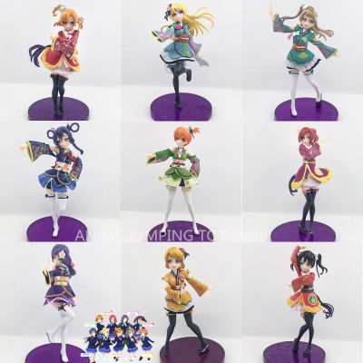 Lovelive! School Idol Project Pvc Action Figure Doll Ichibanjo Theater Japan Kotori Nozomi Nico Rin Figure Kawaii Decoration Toy