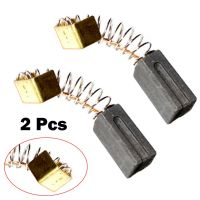 2pcs Carbon Brush Engine Grinding Coal 6x10x14mm For Parkside PBH 1500 A1 Angle Grinder Electric Hammer Drill Power Tools Rotary Tool Parts Accessorie