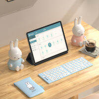 Miffy X MIPOW Mini Folding Keyboard สำหรับ Slim Wireless Bluetooth Keyboard สำหรับ IOS คีย์บอร์ดพับได้ Bluetooth Desktop