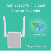 ขยายสีญญาณ Wifi Booster Signal Wall Plug 1200Mbps Dual band 2.4G+5GHz  Wifi Repeater Long Range Wireless Signal Booster Range Extender