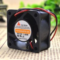 Y.S.TECH 4CM 4020 12V1.56W FD1240207B-2N double ball small chassis cooling fan