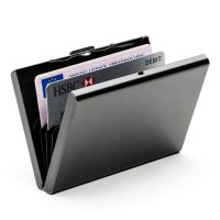 High QualitId Men 39;s Wallets Credit card holder Automatic card sets business stainless steel wallet card sets cash clip holder