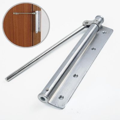 Stainless Steel Door Closers Automatic Door Closing Home-installed Spring-buffered Mute Sequencers Light-weight Simple Closers
