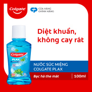 HB gift Nước súc miệng Colgate diệt 99% vi khuẩn Plax bạc hà 100ml chai