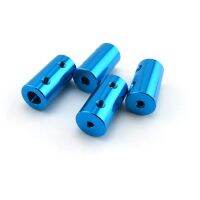 1/2/2.3/3/3.17/4/5/6mm Blue 10x20mm Aluminum Alloy Coupler Micro Motor Coupling 1mm / Diy Car CVD drive Model Coupling