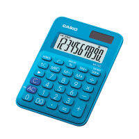 Casio Calculator เครื่องคิดเลข  คาสิโอ รุ่น  MS-7UC-GN แบบสีสัน ขนาดกะทัดรัด 10 หลัก สีเขียว