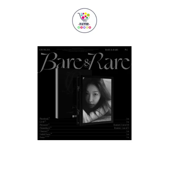 Chung Ha 2nd Studio Album Bare&Rare Pt.1 Official Poster - Photo Conce