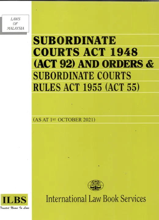 subordinate courts act Lazada