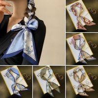 【Ready Stock】 ▼┇ C18 Summer New Silk Scarf Headband Women Go Out Tied Hair Tie Hair Streamer Fashion Hair Accessories