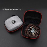 KZ Case Earphone Box Bluetooth Headset Case Protective Square Portable Compression Headset Case EVA Zipper Case Logo ZST V80 ES4