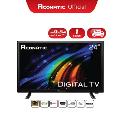 Aconatic LED Digital TV HD ดิจิตอลทีวี ขนาด 24 นิ้ว รุ่น 24HD514AN (รับประกัน 1 ปี)