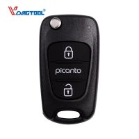 【✅】 Auto City (JAS) 3ปุ่มแทนที่รถยนต์กรณีที่สำคัญสำหรับ Kia Transponder Key ว่าง Fob สำหรับ Kia Picanto Flip Key พร้อม I30