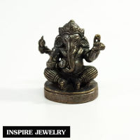 Inspire Jewelry ,พระพิฆเนศ ทองเหลืองรมดำ องค์จิ๋ว ร่ำรวย แคล้วคลาด มีเสน่ห์ กำจัดอุปสรรคทั้งปวง