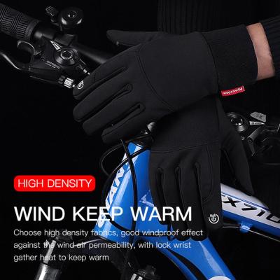 Outdoor Riding Sports Waterproof Fleece Thermal Gloves Gloves Ski For Touch And Cycling Womens Mens Fleece S5Q0