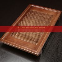 Support wholesale Niu Ren solid wood tea tray household kung fu tea set tea table tea sea tea tray simple water storage tray mini small tea seat