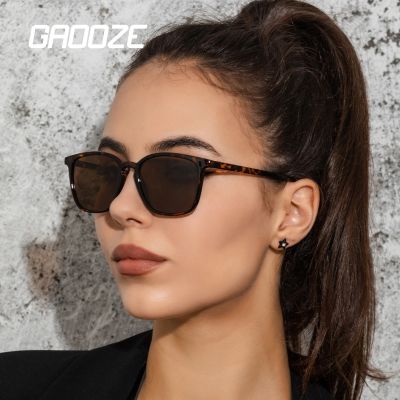 GAOOZE Vintage Square Women Sunglasses Luxury Brand 2022 Trend Men Mirror Sun Glasses Retro Female Shades Zonnebril Dames UV400