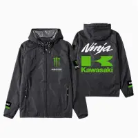 High quality stock Kawasaki motorcycle race suit VULCAN650S NINJA400 NINJA650 Z250 VERSYS-X 300 Z650 W800 Z650RX outdoor off-road riding windbreaker jacket