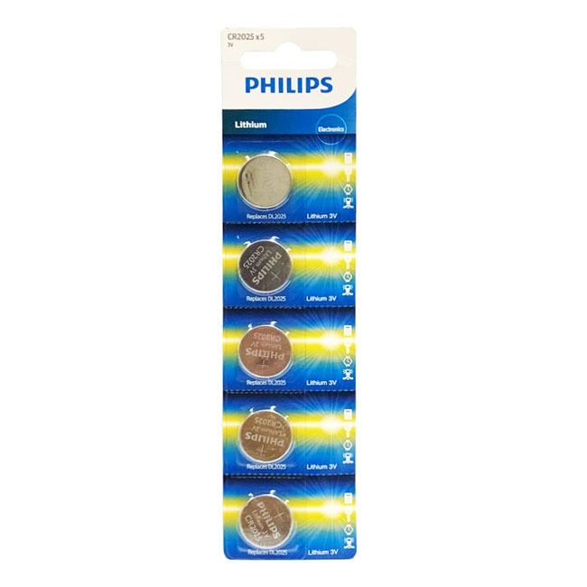 ถ่านกระดุม-philips-cr2025-3v-ของแท้-แพคนำเข้า