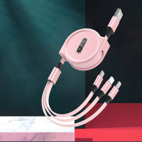 Portable Charge 3 In 1 USB C Cable For IPhone 13 11 12 ProMax 3in1 Fast Charger Micro USB Type C Cable For Samsung Xiaomi Huawei