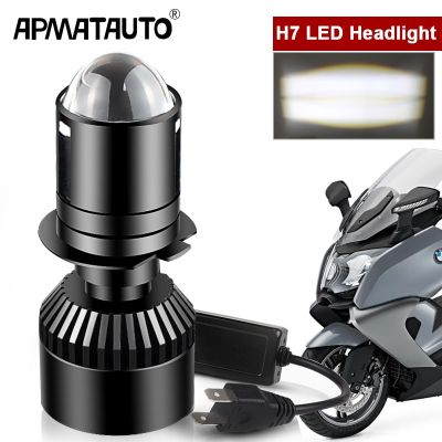 รถจักรยานยนต์ H7 Hi Beam หลอดไฟ LED ไฟหน้าสำหรับ BMW R1200GS R1200R R1200RT R1200RS F800R R1300R S1000RR S1000XR K1300GT K1300S HP4