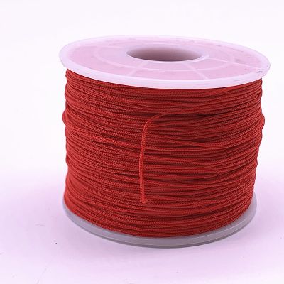 【CW】 New 0.4 1.5mm 10Meters/lot Red Nylon Cord Thread Chinese Knot Macrame Cord Bracelet Braided StringTassels Beading Thread