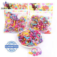 Junyeh 50 ชิ้น/แพ็คเกาหลีที่มีสีสันElastics Hairbandsเด็กCandyสีTPUยางสำหรับผมเด็กอุปกรณ์เสริมผม