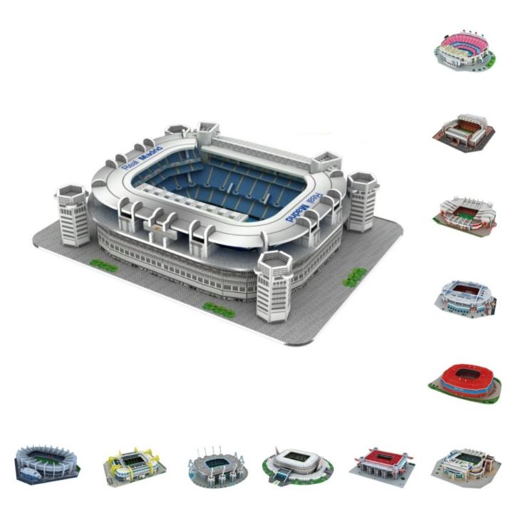 gonggao-สนามฟุตบอลกระดาษขนาดเล็กประกอบเองด้วย3d-ปริศนาสนามกีฬาสวนเจ้าชาย-kado-ulang-tahun-สนามกีฬา