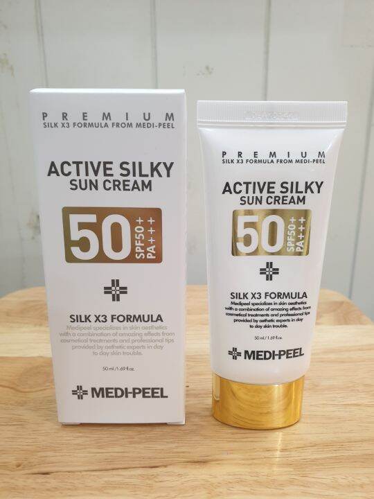 Medi-Peel Active Silky Sun Cream SPF50+ PA+++ 50ml | Lazada.co.th