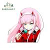 Earlfamily đề can tinh xảo 13cm x 12.4cm cho anime darling in the franxx - ảnh sản phẩm 1