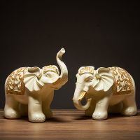 Artistic Ornaments Modern Nordic Home Decoration Elephant Statue Decoration Luxury Decor Resin Living Room Decoration Sculpture