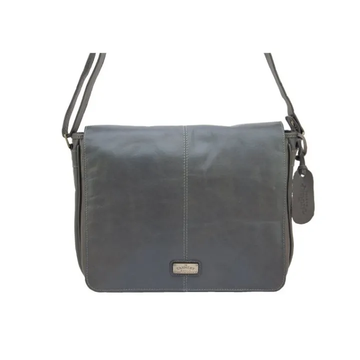The Tannery Manila Terry Leather Messenger Bag, Gray | Lazada PH