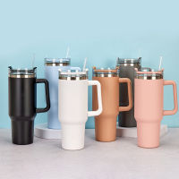 【2023】40oz Mug Vacuum Coffee Tumbler Cup Stainless Steel Insulated Thermos Cup with Handle Portable Double Layer Car Travel Coffee Mug ！