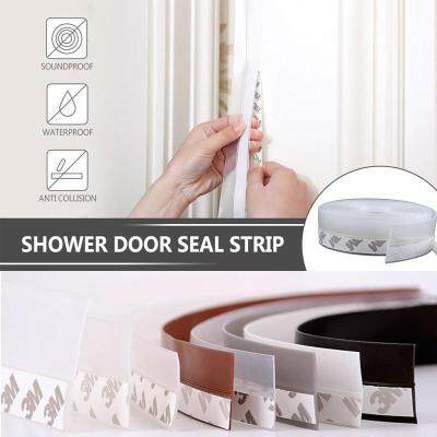 Weather Stripping Door Seal Strip Window Rubber Seal Dust Self Silicone Sealing Sticker Adhesive Door Windshield Sealing Tape