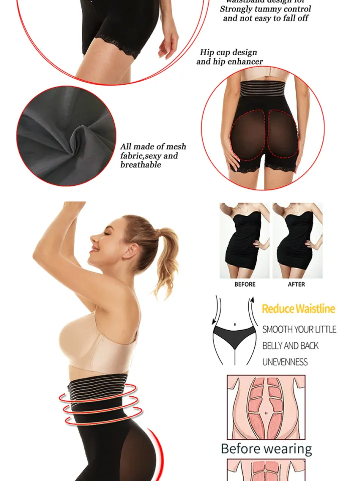 High waist postpartum abdomen pants female hips underwear after the  off-type no trace waist shaping body-shaped underwear - AliExpress