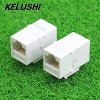 2/5/10pcs CAT6 Ethernet Cable Extender End-to-End Adapter 8P8C RJ45 Adapter Network through Extension Module for Empty Panel Cables