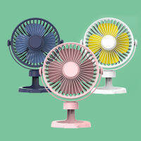 Clip On Electric Cooling Sports Summer Home Use Quiet Wind Camping For Tabletop Portable Outdoor Rechargeable Large Size Office 3 Gears USB Fan