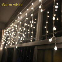 Novelty 96 LED 4M Globe Connectable Festoon Party Ball String Lamps Led Christmas Lights Fairy Wedding Garden Pendant Garland