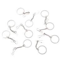 LazaraShop 10Pcs พวงกุญแจ Carabiner Clip Quick Release ตะขอคล้องพวงกุญแจ