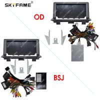 SKYFAME Car Frame Fascia Adapter Canbus Box Decoder Android Radio Audio Dash Fitting Panel Kit For Audi Q3