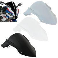 Cut ที่เบนทางลมกันแมลงปีกกระจกหน้าแบบฟองคู่สำหรับ BMW S1000RR S 1000 RR K67 2019 2020 2021 2022