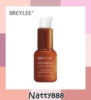 Natty888 BREYLEE เซรั่ม วิตามิน C ลดขอบตาดำ ครีมบำรุงผิวรอบดวงตา Moisturizing Whitening ขจัดเมลานีน Anti-oxidation Eye Care 20ml BREYLEE VC Eye Serum สีส้ม 058